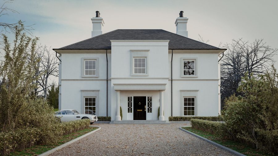 Patrick Bradley Architects Cultra Classical Traditional Architecture Residential Domestic One off House Northern Ireland Holywood Georgian Grand Manor Interior Design Sa 2