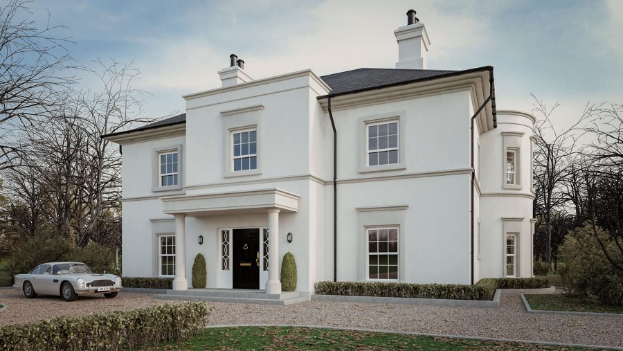 Patrick Bradley Architects Cultra Classical Traditional Architecture Residential Domestic One off House Northern Ireland Holywood Georgian Grand Manor Interior Design Sa 3 TNI