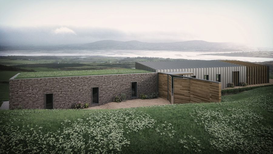 Patrick Bradley Architects Malin House Modern Corrugated Tin Rural Donegal Barn Inside Outside Spaces Vernacular Stone Glazing Contemporary Cool Northern Ireland Irish 3