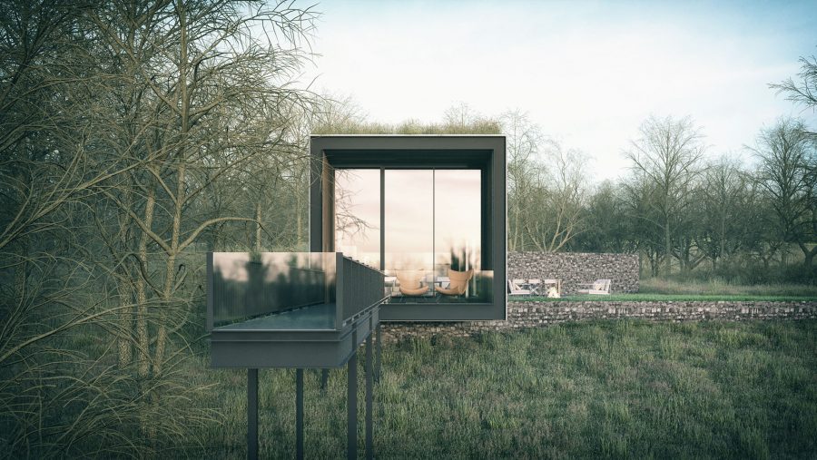 Patrick Bradley Architects Rock House Modern Corrugated Tin Rural Donegal Barn Grass Roof Inside Outside Spaces Vernacular Stone Glazing Contemporary Cool 7