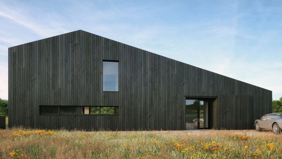 Patrick Bradley Architects Peatlands House Modern Burnt Timber Rural Mayo Barn Inside Outside Spaces Vernacular Glazing Contemporary Cool Replacement Dwelling 3