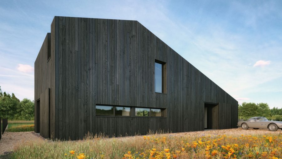 Patrick Bradley Architects Peatlands House Modern Burnt Timber Rural Mayo Barn Inside Outside Spaces Vernacular Glazing Contemporary Cool Replacement Dwelling 4