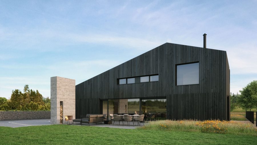 Patrick Bradley Architects Peatlands House Modern Burnt Timber Rural Mayo Barn Inside Outside Spaces Vernacular Glazing Contemporary Cool Replacement Dwelling 6