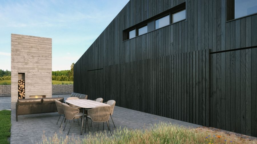 Patrick Bradley Architects Peatlands House Modern Burnt Timber Rural Mayo Barn Inside Outside Spaces Vernacular Glazing Contemporary Cool Replacement Dwelling 9