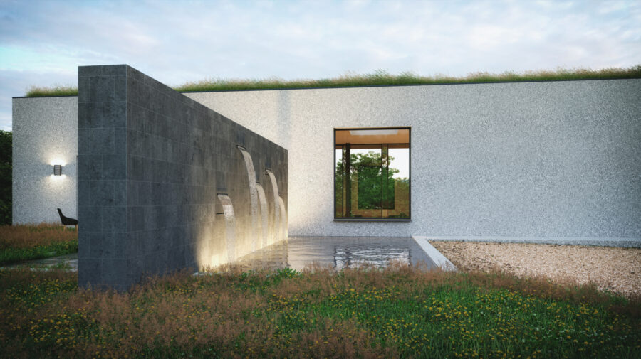 Patrick Bradley Architect Blarney Pavilion Rural Stone Glazing Contemporary Irish Architecture Ireland 3