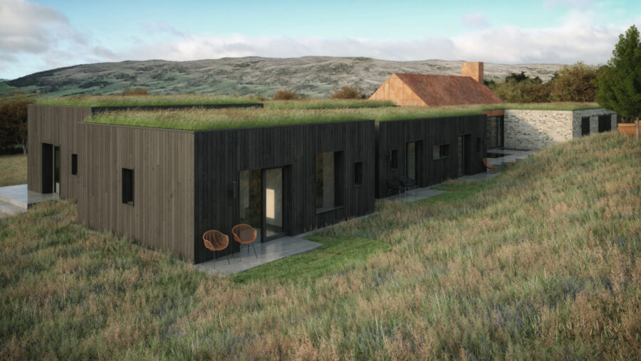 Patrick Bradley Architect Mournes Mountains Clachan Rural Corten timer Contemporary Irish Architecture Northern Ireland 6