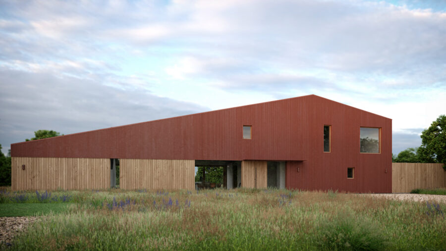 Patrick Bradley Architect Sheetrim House Rural corrugated timer Contemporary Irish Architecture Northern Ireland 2