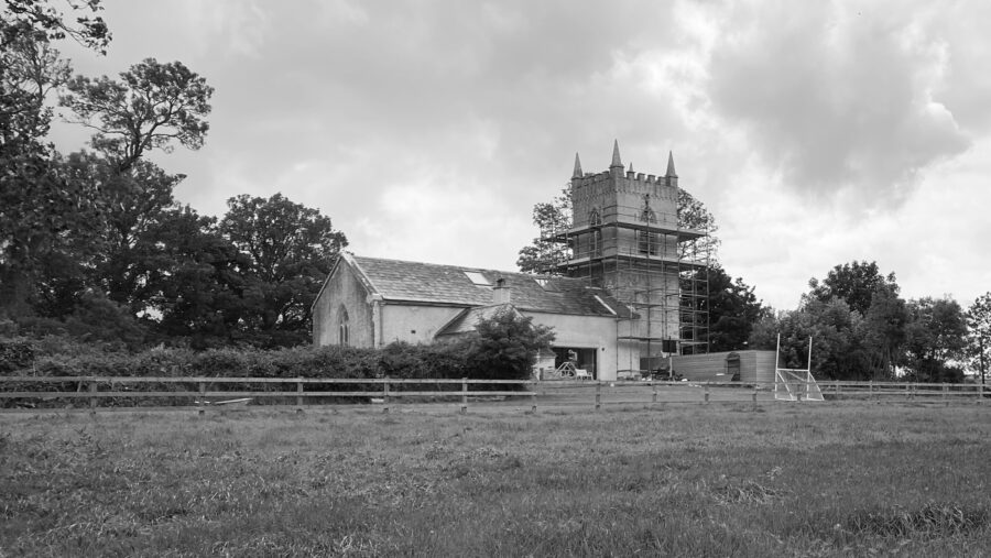 Patrick Bradley Architect Shingle Church Restoration shingles aluminium Contemporary Irish Architecture Ireland 1